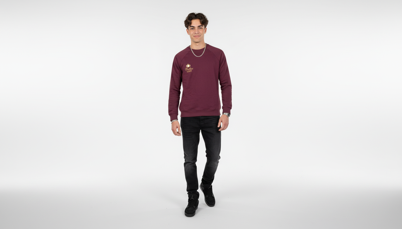 organic raglan sweatshirt